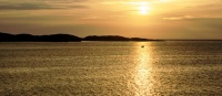 Sunset in Smogen, Sweden