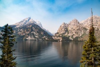 At Jenny Lake Overlook in Grand Teton National Park, WY