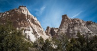 At Kasha-Katuwe Tent Rocks National Monument in Cochiti, NM