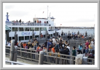 Ferry dock on Liberty Island