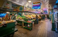 At Pike Place Market in Seattle