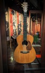 Woody Guthrie's guitar at the Museum of Pop Culture in Seattle