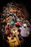 Guitar tree at the Museum of Pop Culture in Seattle