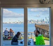 View from Marination Ma Kai in West Seattle