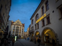 At the Hofbrauhaus in Munich