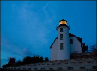 Point Betsie Light at Night