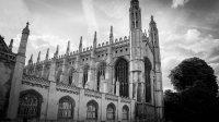 Kings College Chapel in Black and White