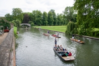 Punting along the Cam along the Backs