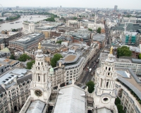 St. Paul's Towers from above
