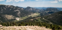 At Rainbow Curve in Rocky Mountain National Park