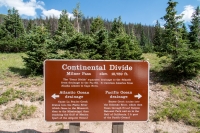 At Milner Pass in Rocky Mountain National Park