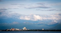 At Point Woronzof Beach in Anchorage