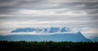 At Denali Viewpoint South in Trapper Creek