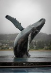 Takhu whale sculpture in Juneau