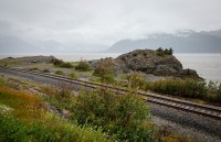 At Beluga Point in Anchorage