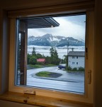 View from our apartment in Seward