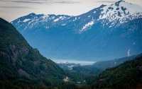 On White Pass and Yukon Route train in Skagway