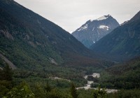 On White Pass and Yukon Route train in Skagway