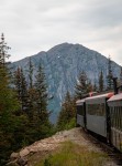 On White Pass and Yukon Route train in Skagway