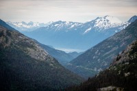 On White Pass and Yukon Route train in Skagway