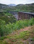 Steel bridge on White Pass and Yukon Route train in Skagway