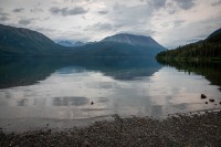 At Lake Tushi in British Columbia