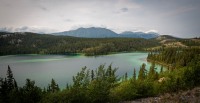 Emerald Lake in Carcross, Yukon