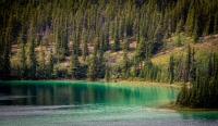 Emerald Lake in Carcross, Yukon