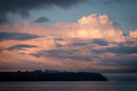 Sunrise near Vancouver from Sapphire Princess