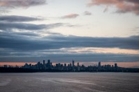 Sunrise over Vancouver from Sapphire Princess