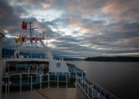 Sunrise near Vancouver from Sapphire Princess