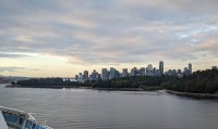 Arriving into Vancouver on Sapphire Princess