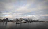 Arriving into Vancouver on Sapphire Princess