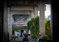 Granville Island sign in Vancouver