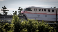 Monorail at DisneySea entrance