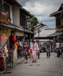 Along Sannen-Zaka in Kyoto