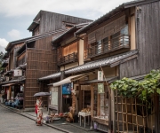 Along Ninen-zaka in Kyoto