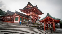 At Fushimi-Inari Taisha in Kyoto