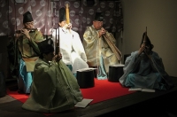 At Gagaku performance at hotel in Kyoto