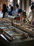 At the Meiji Shrine in Tokyo