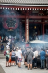 Main Hall at the Sensoji Temple in Asakusa Tokyo