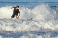 Surfing at Horseneck Beach