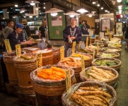 At Nishiki Market in Kyoto