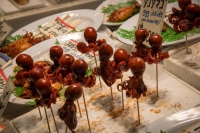 At Nishiki Market in Kyoto