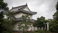 At Nijo Castle in Kyoto