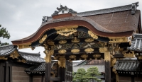 At Nijo Castle in Kyoto