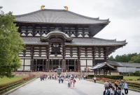 Hall of the Great Buddha at Todai-ji Temple in Nara