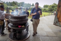 Paul at Todai-ji Temple in Nara