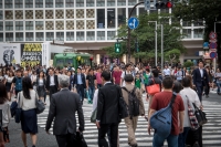 Shibuya Scramble in Tokyo