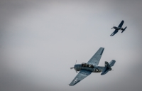 TBM-3U Avenger and FG-1D Corsair